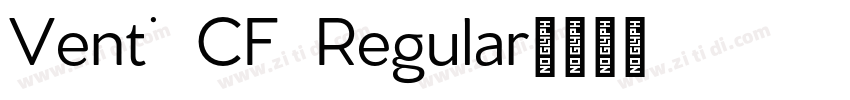 Venti CF Regular字体转换
